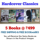 Hardcover Classics Fiction | Pack of 5 Books | Free Shipping | Free Bookmarks
