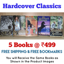 Hardcover Classics Fiction | Pack of 5 Books | Free Shipping | Free Bookmarks