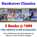 Hardcover Classics Fiction | Pack of 5 Books | Free Shipping | Free Bookmarks