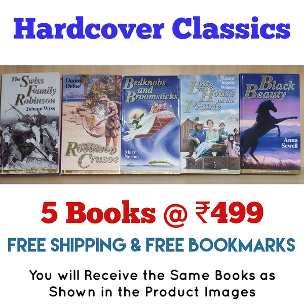 Hardcover Classics Fiction | Pack of 5 Books | Free Shipping | Free Bookmarks