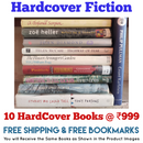 Hardcover  Fiction 10 Books Set | Free Shipping | Free Bookmarks