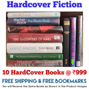 Hardcover  Fiction 10 Books Set | Free Shipping | Free Bookmarks