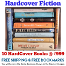 Hardcover  Fiction 10 Books Set | Free Shipping | Free Bookmarks