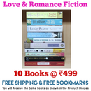 Love &  Romance Fiction 10 Books Set | Free Shipping | Free Bookmarks