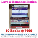 Love &  Romance Fiction 10 Books Set | Free Shipping | Free Bookmarks