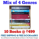 Mix of 4 Genres Books Lot | Free Shipping & Bookmarks
