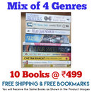 Mix of 4 Genres Books Lot | Free Shipping & Bookmarks