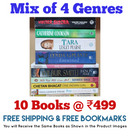 Mix of 4 Genres Books Lot | Free Shipping & Bookmarks