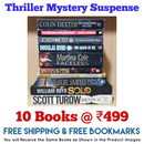Thriller Mystery Suspense Fiction | Pack of 10 Books | Free Shipping | Free Bookmarks