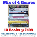 Mix of 4 Genres Books Lot | Free Shipping & Bookmarks