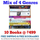 Mix of 4 Genres Books Lot | Free Shipping & Bookmarks
