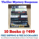 Thriller Mystery Suspense Fiction | Pack of 10 Books | Free Shipping | Free Bookmarks
