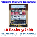 Thriller Mystery Suspense Fiction | Pack of 10 Books | Free Shipping | Free Bookmarks