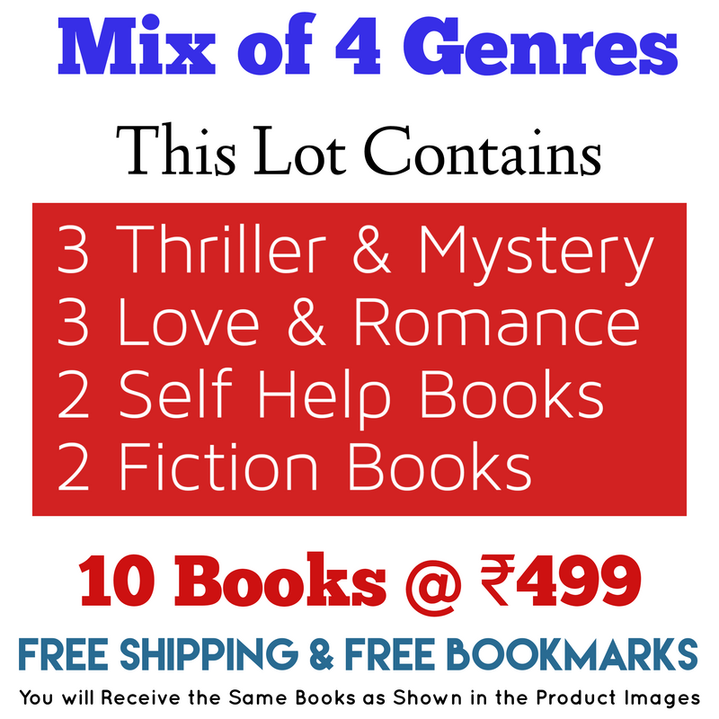 Mix of 4 Genres Books Lot | Free Shipping & Bookmarks