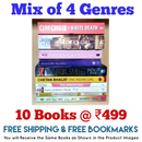 Mix of 4 Genres Books Lot | Free Shipping & Bookmarks