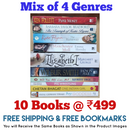 Mix of 4 Genres Books Lot | Free Shipping & Bookmarks