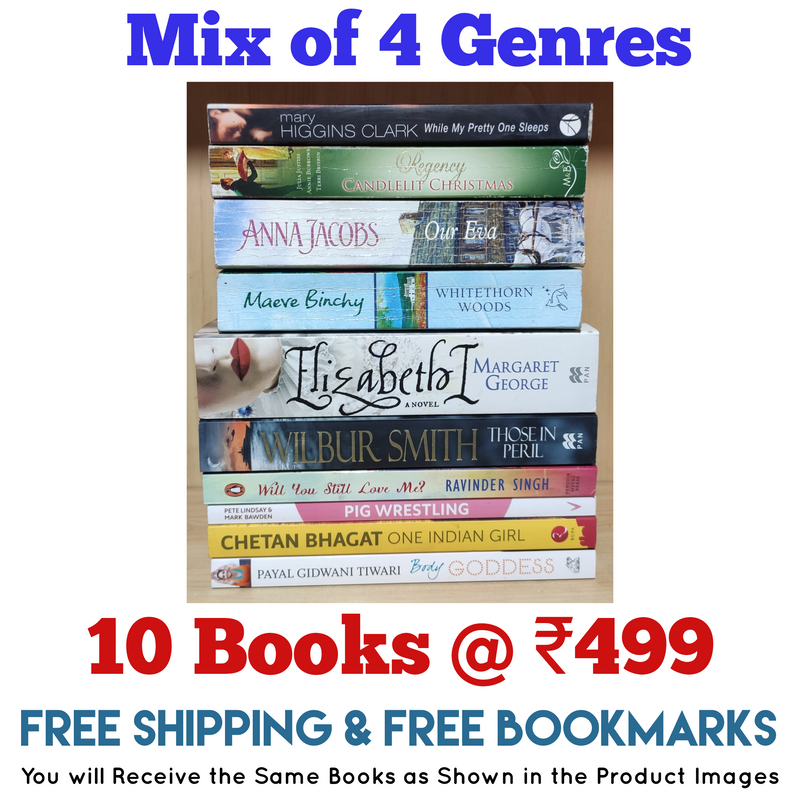 Mix of 4 Genres Books Lot | Free Shipping & Bookmarks