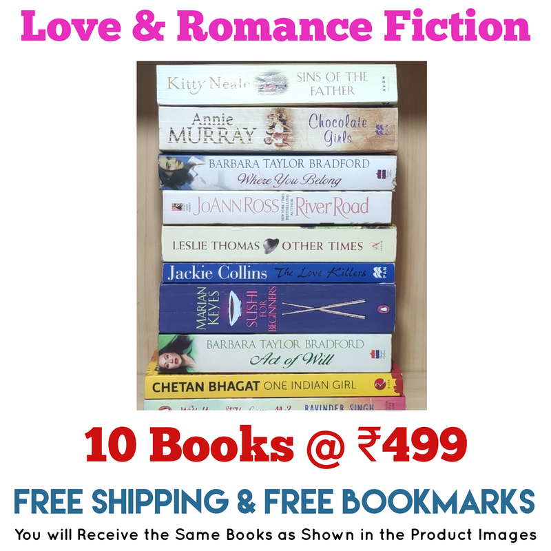 Love &  Romance Fiction 10 Books Set | Free Shipping | Free Bookmarks