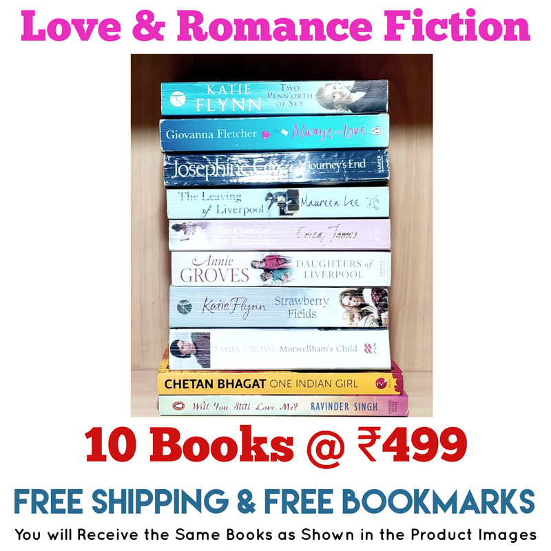 Love &  Romance Fiction 10 Books Set | Free Shipping | Free Bookmarks