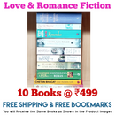 Love &  Romance Fiction 10 Books Set | Free Shipping | Free Bookmarks