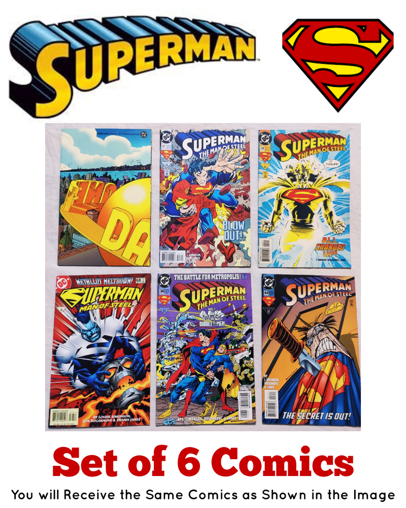 Superman Man of Steel | Set of 6 Comics | DC Comics