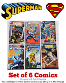 Superman Comics by DC Comics | Original US Print Comics | Set of 6 Comics