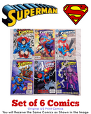 Superman in Action Comics | Original US Print Comics | Set of 6 DC Comics