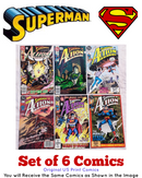 Superman in Action Comics | Original US Print Comics | Set of 6 DC Comics