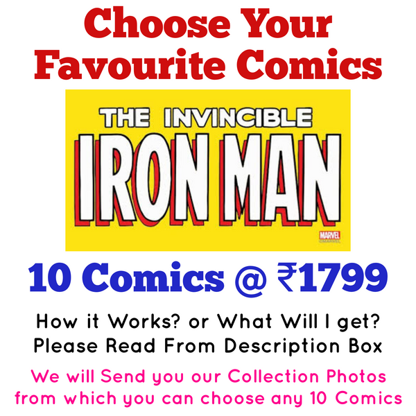 Marvel Iron Man Comics | Pack of 10 Comics