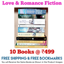 Love &  Romance Fiction 10 Books Set | Free Shipping | Free Bookmarks