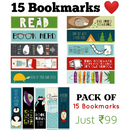 Pack of 15 BookMarks by Worthing India