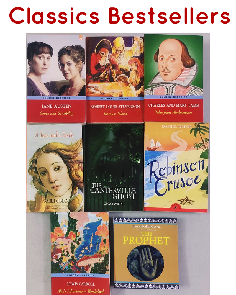 Bestsellers Classics Combo | Set of 8 Books | Condition: New | FREE Delivery & Bookmarks