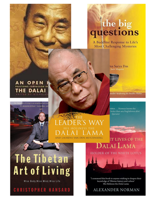 Buddhism & Dalai Lama | Set of 5 Books | Condition: New | Subject: Spiritual Books