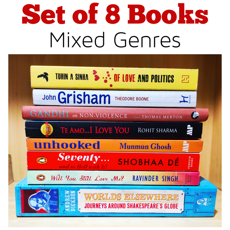 Set of 8 Books | Mixed Genres | Fiction & Non Fiction | Condition: New | FREE Bookmarks & Delivery