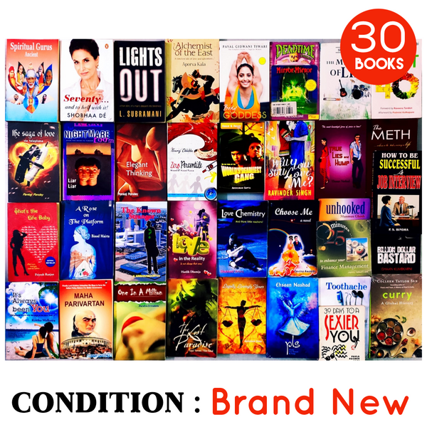 (BRAND NEW) Set of 30 Books | Mixed Genres Mostly Fiction | FREE Bookmarks | FREE Delivery