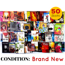 (BRAND NEW) Set of 50 Books | Mixed Genres Mostly Fiction | FREE Bookmarks | FREE Delivery